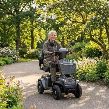 2026 MOBIETECH F4 Scootmobiel - met uitneembare accu, Verzenden, Nieuw, 46 km of meer, Vermeiren