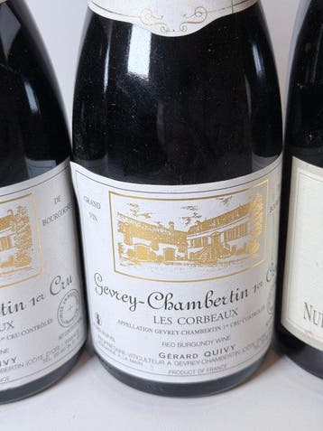 2008 x 2 Gérard Quivy Gevrey-Chambertin Les Corbeaux &, Collections