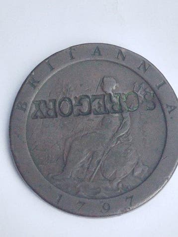 Verenigd Koninkrijk. George III (AD 1760-1820). 1 Penny 1797