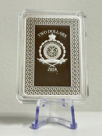 Niue. 2 Dollars 2024 - 1 oz Plata .999 - XVIII Tarot Cards