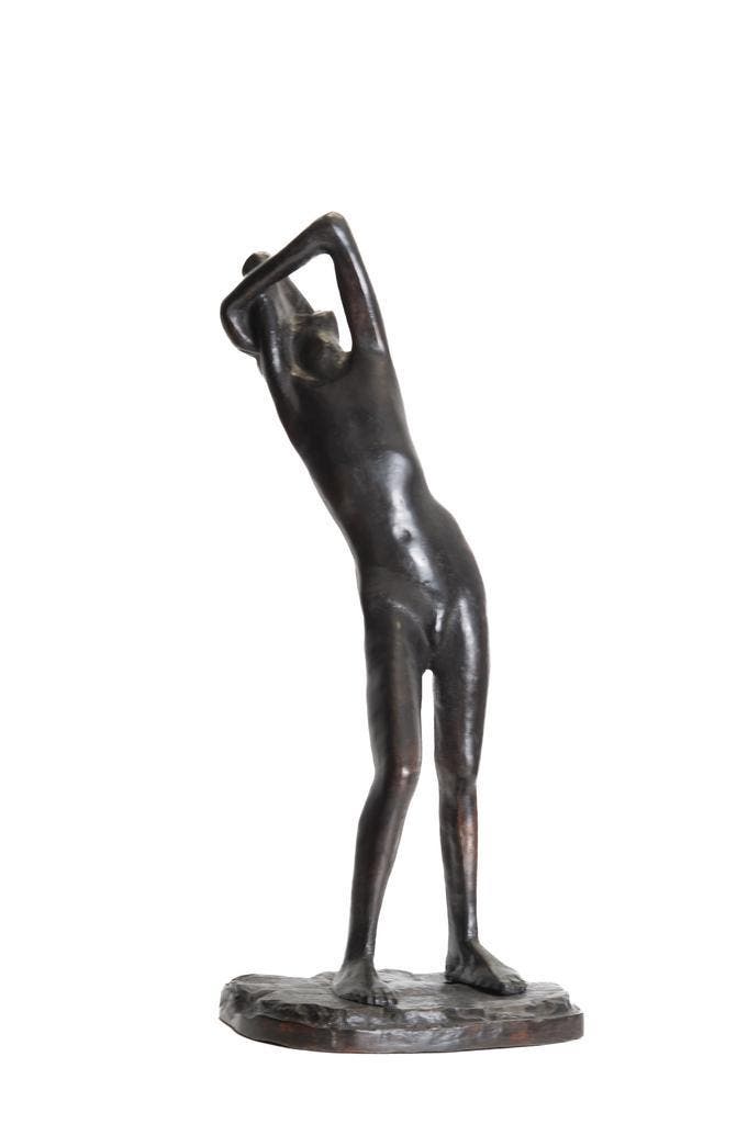 L’adolescent II – George Minne, Antiek en Kunst, Antiek | Brons en Koper, Brons