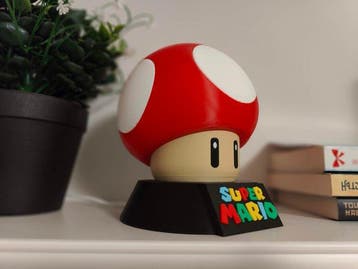 Custom Item - Super Mario - 1-UP Mushroom - Lamp - Gaming, Nieuw