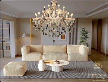 SLC Illumina - MG - Lustre - MT 18 Lumières - Cristal -