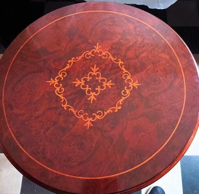 Table dappoint - Citronnier, Acajou - Table de chevet, Antiquités & Art, Curiosités & Brocante