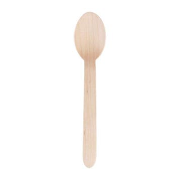 Biologisch afbreekbare houten dessertlepel 16,6cm | 100, Verzenden, Nieuw in verpakking