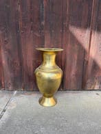 Art nouveau Récipient - Laiton - 1950-1960 - Vase en laiton, Antiquités & Art