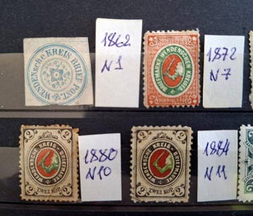 Russie 1862/1901 - Empire russe, collection Kreis Wenden