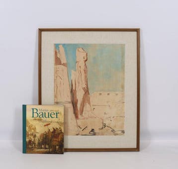 Marius Bauer (1867-1932) - Monumentale tempelruïnes in