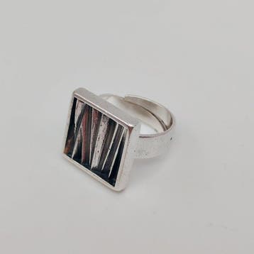 Zonder minimumprijs - Ring Zilver - Bengt Hallberg, Handtassen en Accessoires, Nieuw