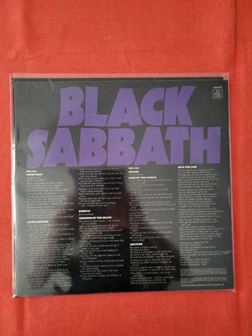 Black Sabbath - Master Of Reality - Embossed box sleeve and