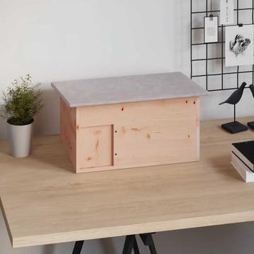 vidaXL Egelhuis 45x33x22 cm hout, Verzenden, Nieuw