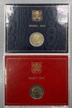 Vaticaan. 2 Euro 2014/2015 Muro di Berlino + Incontro