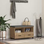 vidaXL Hallenbank Artisan Eik 80 x 38 x 46 cm Geengineerd, Verzenden, Nieuw