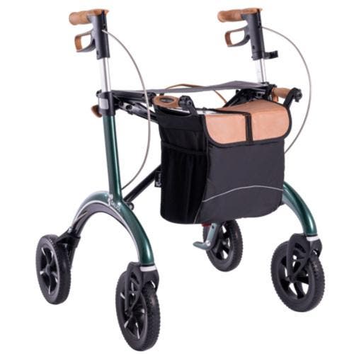 Saljol Carbon lichtgewicht rollator - Groen, Regular, Divers, Déambulateurs, Enlèvement ou Envoi