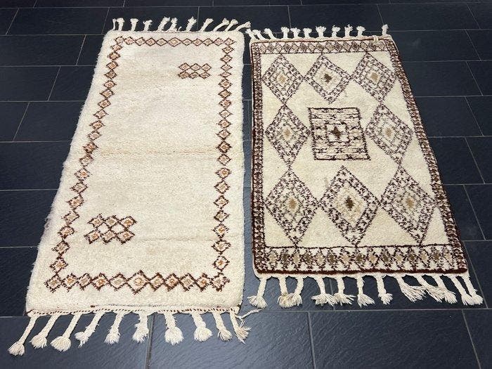 Marokkaanse Berber-set - Vloerkleed - 185 cm - 90 cm, Huis en Inrichting, Stoffering | Tapijten en Vloerkleden