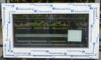 pvc raam , chassis , venster 89 x 58 wit / kwartsgrijs, 75 tot 150 cm, Kunststof, Raamkozijn, Nieuw