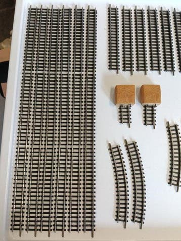 Minitrix N - Zie omschrijving - Voie ferrée pour trains