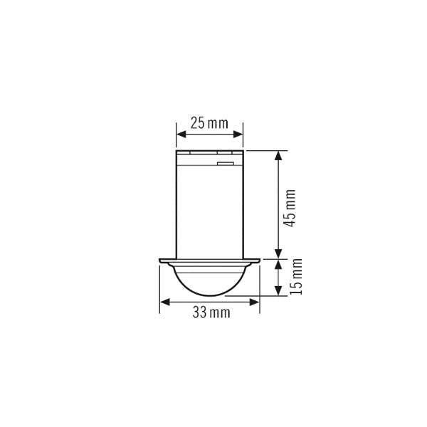 ESYLUX Compacte Mini Bewegingsschakelaar (Compleet) -, Bricolage & Construction, Éclairage de chantier, Envoi