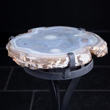 Tranche de chalcedoine de haute qualité - Table basse
