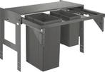 2dekans | GROHE Inbouw prullenbak - 2 afvalbakken (1x29L en, Huis en Inrichting, Ophalen of Verzenden, Nieuw