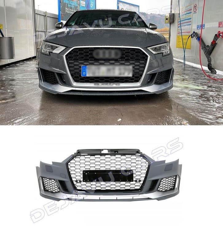 RS3 Look Voorbumper voor Audi A3 8V Sedan / Cabrio, Auto diversen, Tuning en Styling, Ophalen of Verzenden
