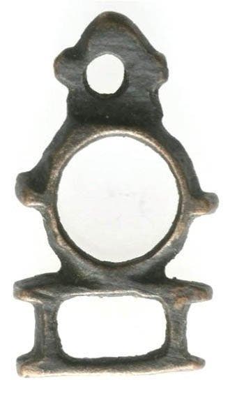 Oude Keltische stam -Bronce-Bonito hangende amulet -