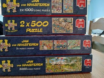 Jan van Haasteren - Puzzel - 4 puzzels