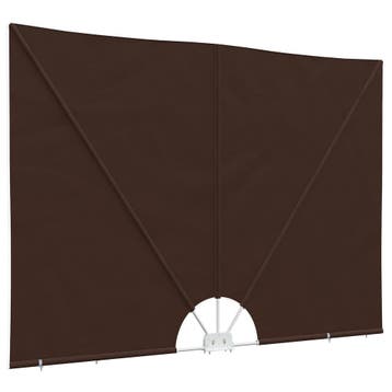 vidaXL Balkon Privacy Scherm 150 x 300 cm Polyester, Verzenden, Nieuw