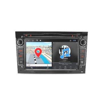Gps Auto Android 11 Noir Pour Opel Astra H Vivaro Zafira Vec, Verzenden