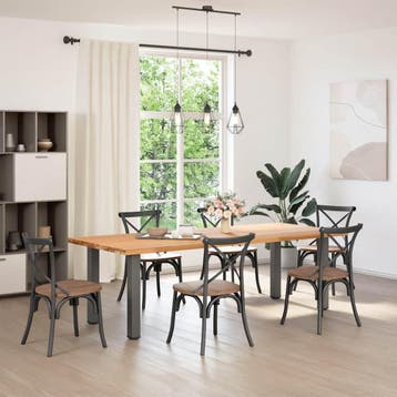 vidaXL Console tafelpoten 4 st 72-74 cm staal antraciet, Verzenden, Nieuw