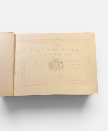 A. M. Chenavard - Vues dItalie de Sicile et dIstrie - 1861