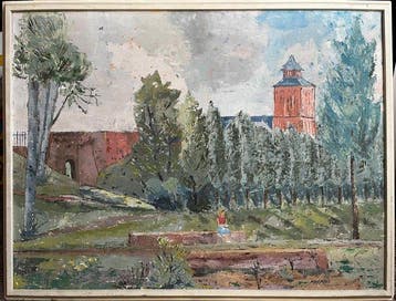 M. Hausmann (XX) - Oud impressionistisch schilderij