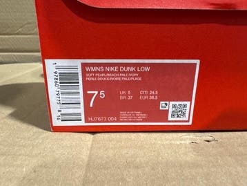 Nike - Dunk Low - Sneakers - Taille : EU 38.5 - Neuf avec