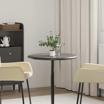 vidaXL Tafelblad Ø60x2,5 cm marmer zwart, Verzenden, Nieuw