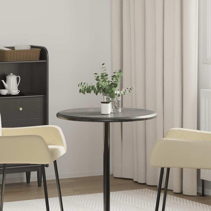 vidaXL Tafelblad Ø60x2,5 cm marmer zwart, Maison & Meubles, Pièces pour table, Envoi
