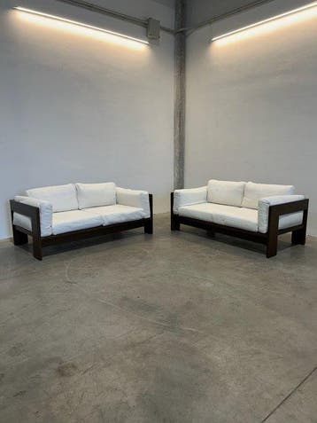 Gavina - Tobia Scarpa - Canapé (2) - Bastiano - Bois, Antiquités & Art, Art | Objets design