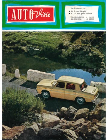 1962 AUTOVISIE MAGAZINE 25 NEDERLANDS, Nieuw