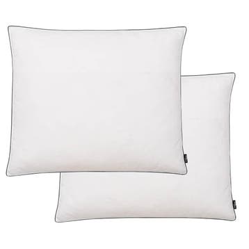 vidaXL Kussens 2 st zwaar 70x60 cm dons-/verenvulling wit, Huis en Inrichting, Verzenden, Nieuw
