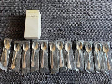Christofle - Lepel (58) - Verzilverd - Perles, Antiek en Kunst