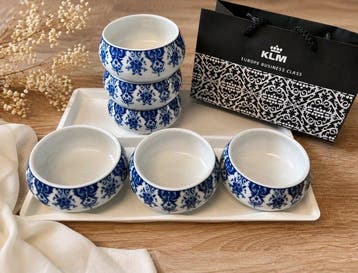 Marcel Wanders - Ensemble de bols - Porcelaine - Six bols en