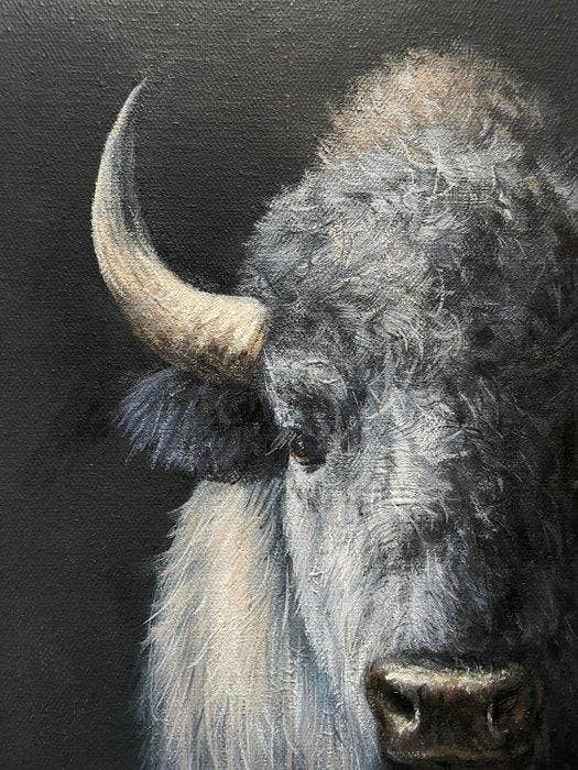 Silvano De Caris (1991) - Forza antica, Antiek en Kunst, Kunst | Schilderijen | Modern