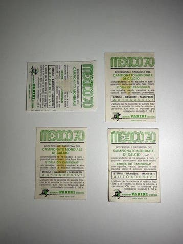 1970 Panini Mexico 70 World Cup GERMANY LOT - Uwe Seeler,, Verzamelen, Nieuw