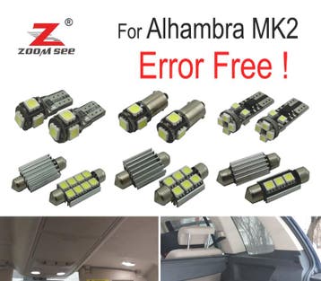 Kit 21 Ampoules Led Intérieur Alhamb Ra II Mk2 710, 711 2011, Verzenden