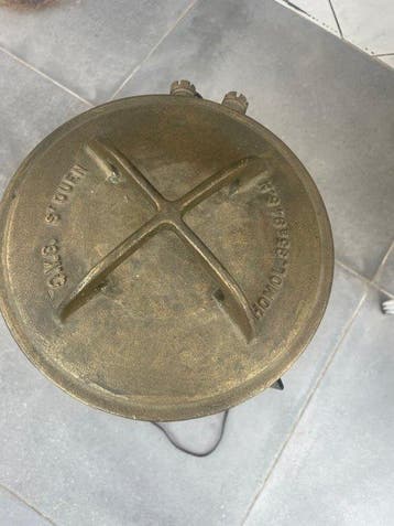 Rondom 360° Navigatielamp - Brons, Koper, Antiek en Kunst