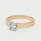 Bague - 18 carats Or rose, Or blanc - 0.55ct. tw. Diamant, Nieuw