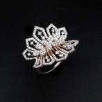 Bague - 14 carats Or jaune - 1.25ct. tw. Diamant (Naturelle), Nieuw