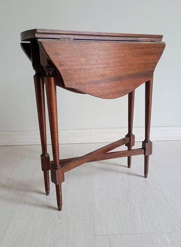 Bijzettafel - Hout - Houten inklapbaar tafeltje met latten