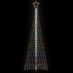 vidaXL LED-kerstboom 495 LEDs kleurrijk 300,5 cm, Verzenden, Nieuw