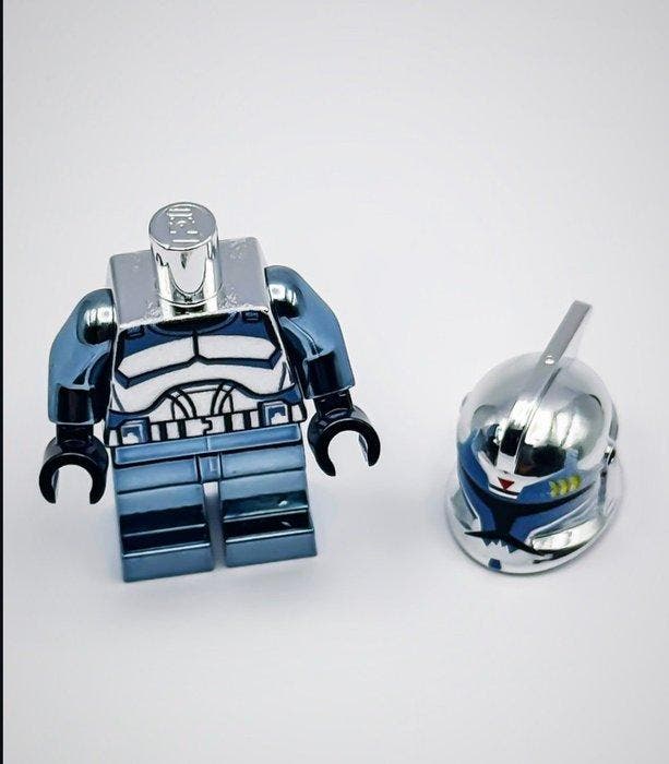 Lego Minifiguur - Star Wars - Chrome Silver Sand Blue, Enfants & Bébés, Jouets | Duplo & Lego