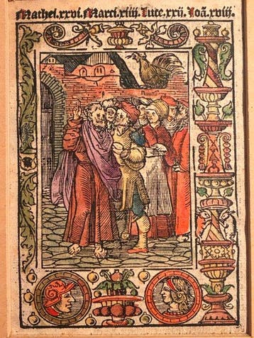 Ludolphus van Saksen - De verloochening van Petrus - 1525